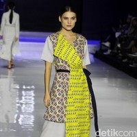 Major Minor hadirkan busana unik motif batik di ajang Jakarta Fashion & Food Festival 2019. Hotel harris. Kelapa gading. Jakarta. Senin [19/08/2019]. Foto: Mohammad Abduh/Wolipop