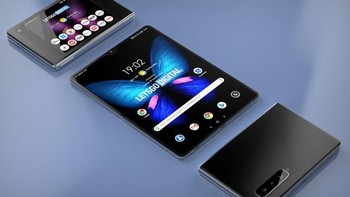 Total ada enam kamera yang muncul pada render 3D Galaxy Fold 2 yang sudah mendukung 5G ini. (Foto: Dok. LetsGoDigital)