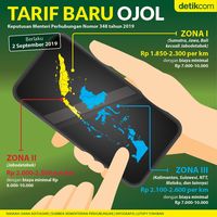 Tarif Baru Ojol Berlaku Mulai Senin