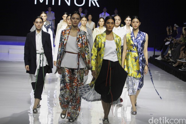 Major Minor hadirkan busana unik motif batik di ajang Jakarta Fashion & Food Festival 2019. Hotel harris. Kelapa gading. Jakarta. Senin [19/08/2019]. Foto: Mohammad Abduh/Wolipop