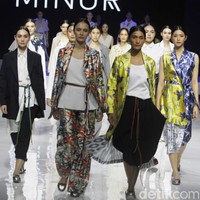 Major Minor hadirkan busana unik motif batik di ajang Jakarta Fashion & Food Festival 2019. Hotel harris. Kelapa gading. Jakarta. Senin [19/08/2019]. Foto: Mohammad Abduh/Wolipop