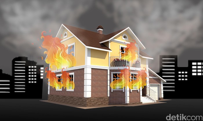Kebakaran 4 Rumah di Ambon, 2 Orang Tewas
