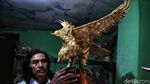 Taryana Ubah Limbah Tulang Ikan Jadi Karya Seni Keren