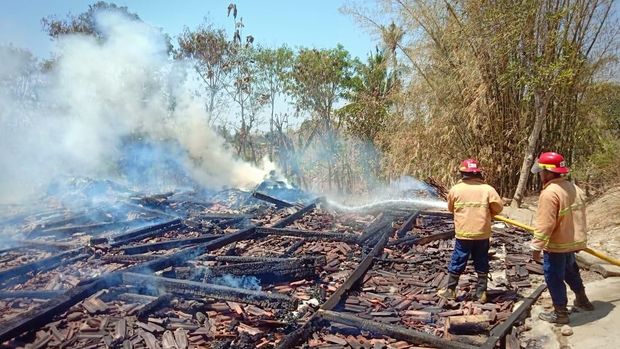 2 Rumah di Boyolali Ludes Dilalap Api, Kerugian Rp 150 juta
