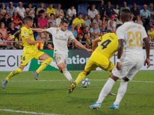 Villarreal Vs Madrid Imbang 2-2, Bale Dua Gol Plus Kartu Merah