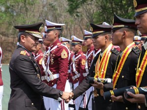 Lantik 75 Perwira, Kalemdiklat Polri Ingatkan Komitmen Jaga Pancasila-NKRI