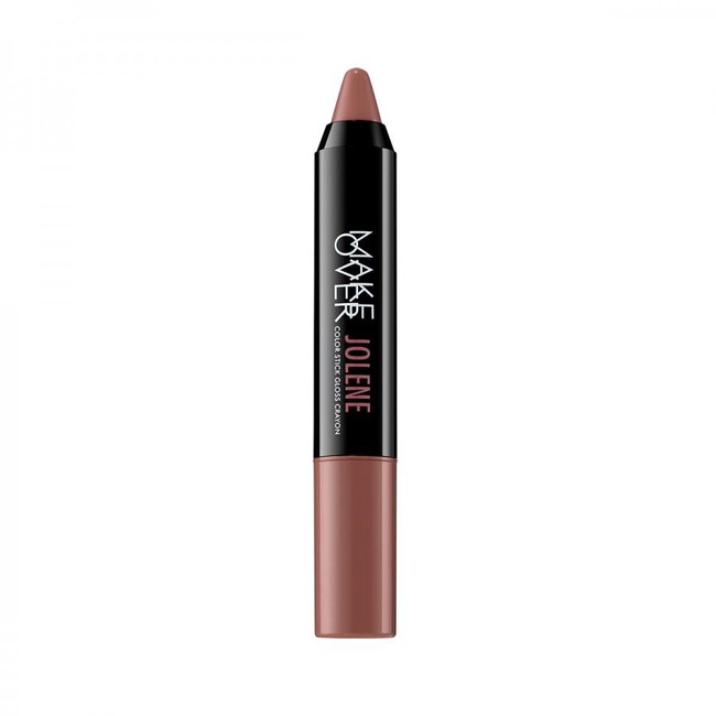 Lipstik cokelat berupa krayon yang praktis juga disediakan oleh brand Make Over. Bedanya, produk ini memiliki kandangan gloss untuk membuat bibir tampak bersinar dan lebih bervolume. Anda yang menginginkan warna nude atau kecokelatan, dapat mencoba varian Jolene. Foto: Istimewa