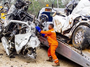 Pengakuan Sopir Truk yang Selamat di Cipularang: Teman Saya Remnya Blong