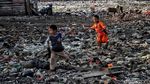 Jorok! Lautan Sampah Kepung Kampung Bengek Jakut