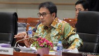 Rapat dengar pendapat umum tentang anggaran tahun 2020 dipimpin oleh Ketua Komisi III DPR Aziz Syamsuddin.