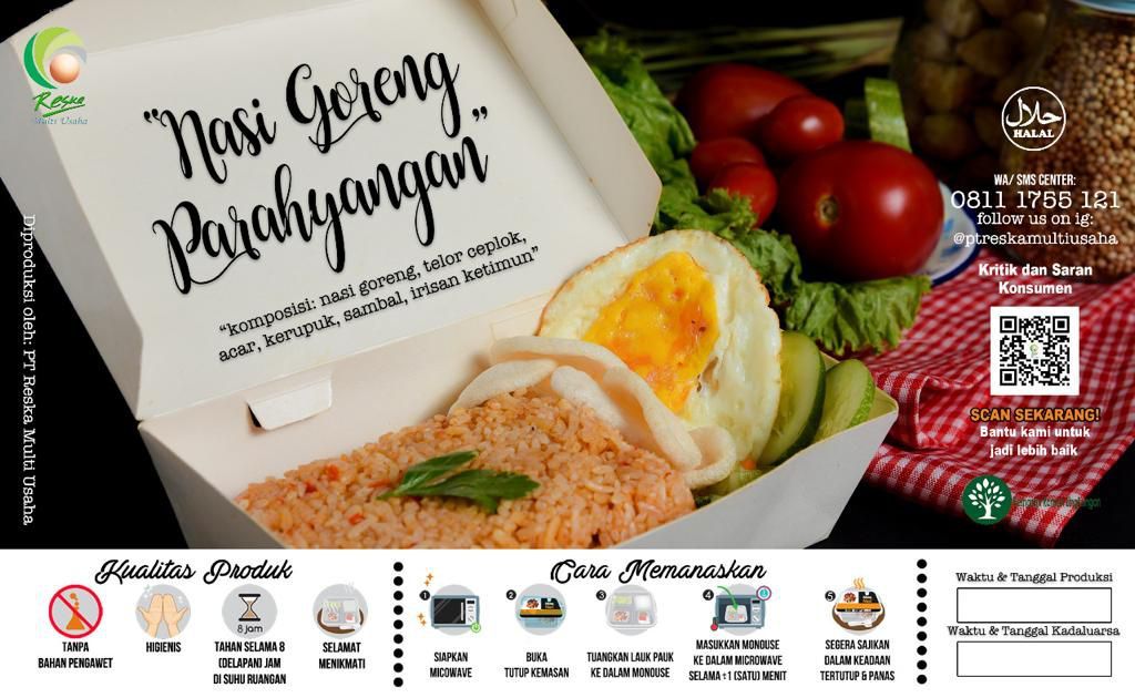 Menu makanan di Kereta api