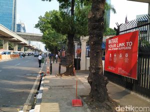 Driver Gojek Akhiri Demo Kedubes Malaysia, Jalan Kembali Lancar