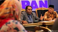 Dua anggota legislatif dari Fraksi PAN memberikan tanggapan terkait polemik yang terjadi di Papua, Jakarta, Selasa (3/9/2019).
