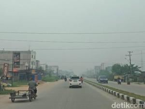 Asap Pekat di Dumai Riau, Sejumlah Siswa Dipulangkan