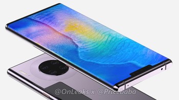 Huawei akan merilis seri Mate 30 pada 19 September di Munich, Jerman. (Foto: Dok. @OnLeaks x @PriceBaba)