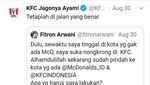 Kocaknya Cuitan Admin Twitter KFC yang Sering Bercanda dengan Netizen