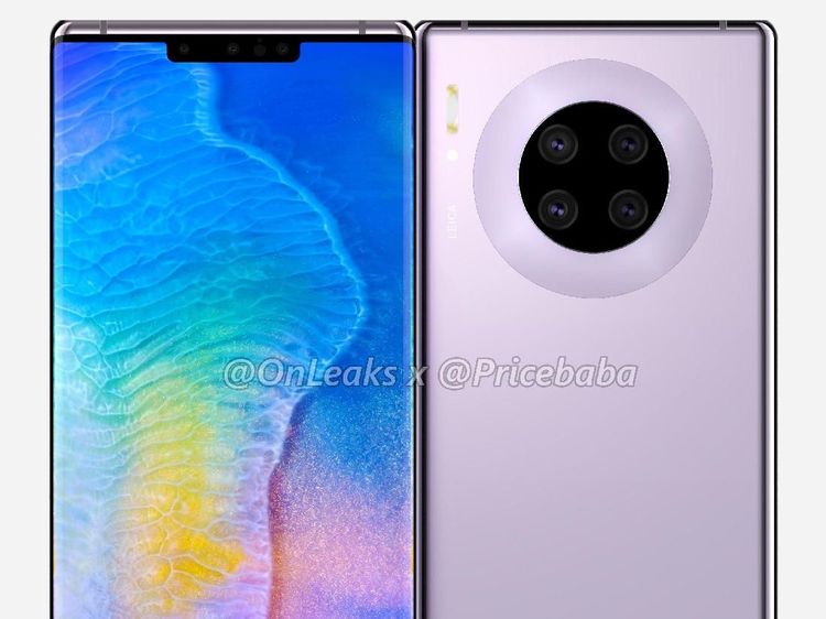Mungkin Begini Wujud Huawei Mate 30 Pro