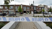 Garis polisi dipasang di lokasi ledakan. REUTERS/Johanna Geron.