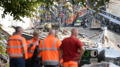 Ledakan Dahsyat di Belgia, Sejumlah Rumah Hancur