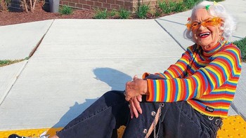 Tapi ternyata viralnya ia sekarang tidak direncanakan, loh! Foto:Instagram/baddiewinkle