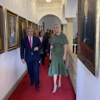 Ivanka Trump berada di Kolombia dalam rangka mengampanyekan program Womens Global Development & Prosperity Iniative. Program ini besutan Ivanka ini diluncurkan Februari lalu untuk mendukung pemberdayaan perempuan. (Foto: Twitter/IvankaTrump)