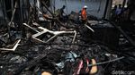 Pabrik Sepatu di Penjaringan Ludes Terbakar