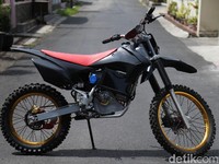 Tes Perdana Motor Listrik Trail Buatan Bandung