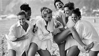 Ada banyak hasil karyanya yang sangat fenomenal seperti aksi para model di tahun 1988 yang memuat Karen Alexander dan kawan-kawan. Dok. Instagram/therealpeterlindberg