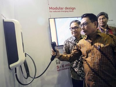 Luhut dan Moeldoko Tinjau IEMS 2019