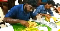Super Cepat! Pria Ini Melahap 1 Kg Biryani dalam 9 Menit Saja