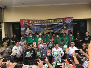 Polres Jakbar Musnahkan Narkoba Senilai Rp 50 Miliar