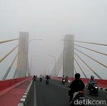 Sumber Api Berkurang, Kabut Asap di Palembang Mulai Menipis