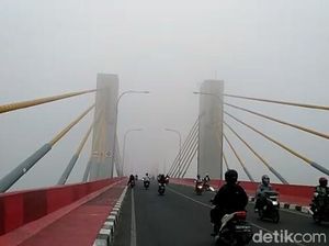 Titik Api Terdeteksi di Sumsel, Palembang Diselimuti Asap