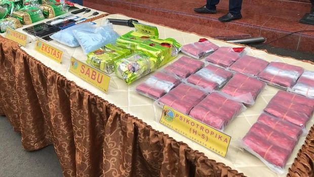 Total barang bukti senilai Rp 50 miliar yang dimusnahkan polisi.