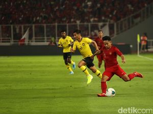 Setelah 15 Tahun, Indonesia Kalah Lagi dari Malaysia di Kandang