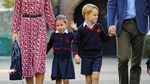 Gemasnya Putri Charlotte dan Pangeran George di Hari Pertama Sekolah