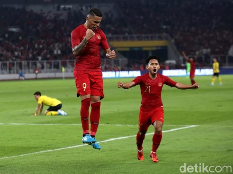 Skuat Garuda Ungguli Malaysia di Babak Pertama