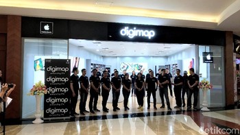 Saat ini ada 18 gerai Digimap di 5 kota. Foto: Adi Fida Rahman/detikINET