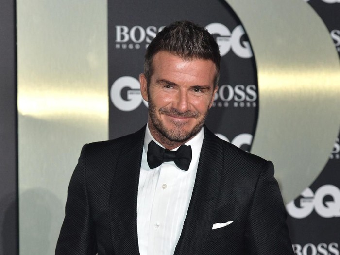 LONDON, ENGLAND - SEPTEMBER 03: David Beckham, Victoria Beckham and their son Brooklyn Beckham attend the GQ Men Of The Year Awards 2019 at Tate Modern on September 03, 2019 in London, England. (Photo by Jeff Spicer/Getty Images)