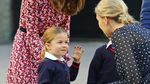 Gemasnya Putri Charlotte dan Pangeran George di Hari Pertama Sekolah