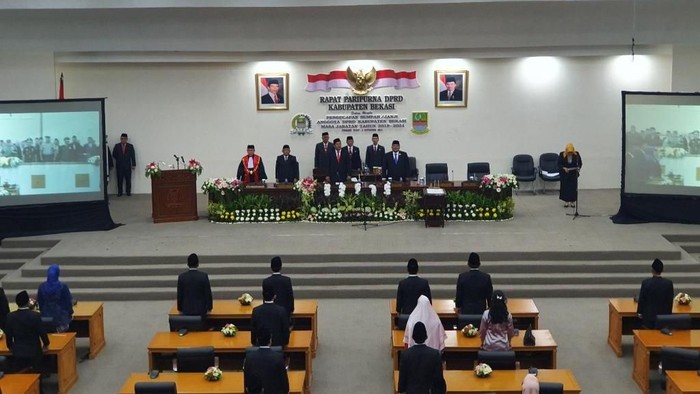 Pelantikan 50 Anggota DPRD Kabupaten Bekasi Periode 2019-2024