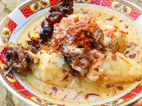 ketupat kandangan buat sarapan