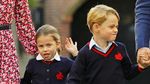 Gemasnya Putri Charlotte dan Pangeran George di Hari Pertama Sekolah