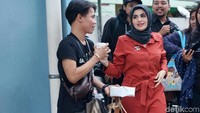 Asha Sahara saat ditemui di studio Trans TV, Kapten Tendean, Jakarta Selatan pada Kamis (5/9). Pool/Palevi S/detikFoto.
