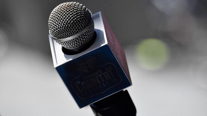 AUSTIN, TX - MAY 05:  (EDITORIAL USE ONLY. NO COMMERCIAL USE) An iHeartCountry Festival microphone is seen during the 2018 Daytime Village at the 2018 iHeartCountry Festival By AT&T at The Frank Erwin Center on May 5, 2018 in Austin, Texas.  (Photo by Frazer Harrison/Getty Images for iHeartMedia)