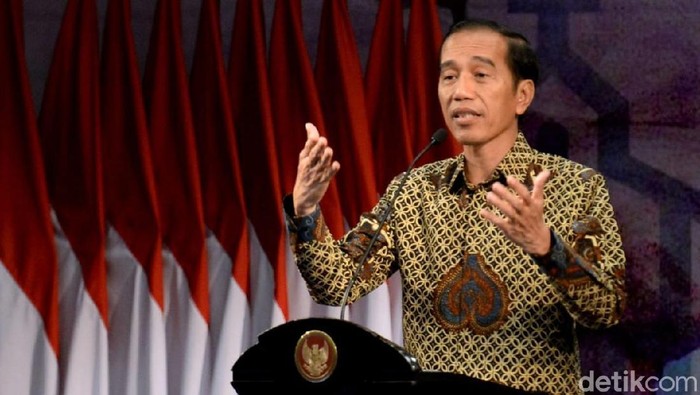 Presiden Jokowi membuka Konsultasi Nasional XIII Tahun 2019, Forum Komunikasi Kaum Bapak, Persekutuan Gereja-gereja di Indonesia (PGI)