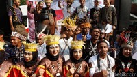 Aksi yang digelar di Gedung Joang 45, Jakarta itu pun bertajuk Festival Budaya: Menjaga Keutuhan dan Persatuan NKRI.