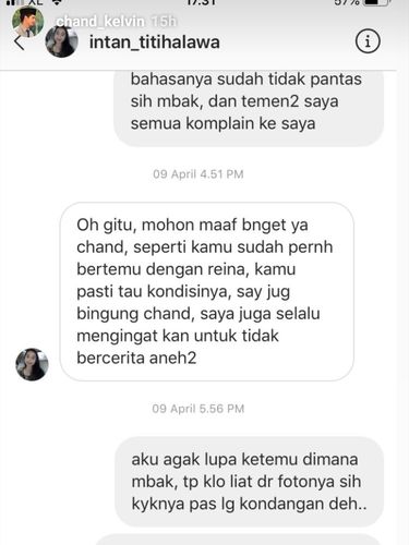 Pengakuan Keluarga Reina, 'Fans Halu' yang Teror Chand Kelvin