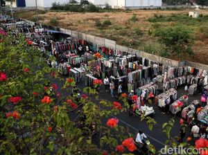PKL Pasar Senen Menjamur ke Jalan Raya