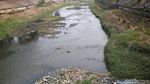 Penampakan Kanal Banjir Timur yang Surut Kala Musim Kemarau